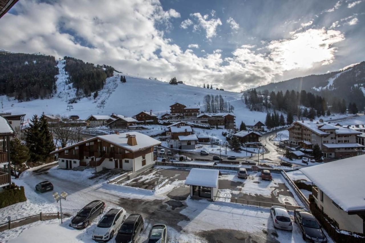 Studio Les Granges - Vue Montage Et Village, Centre La Clusaz - Aravistour Exteriör bild
